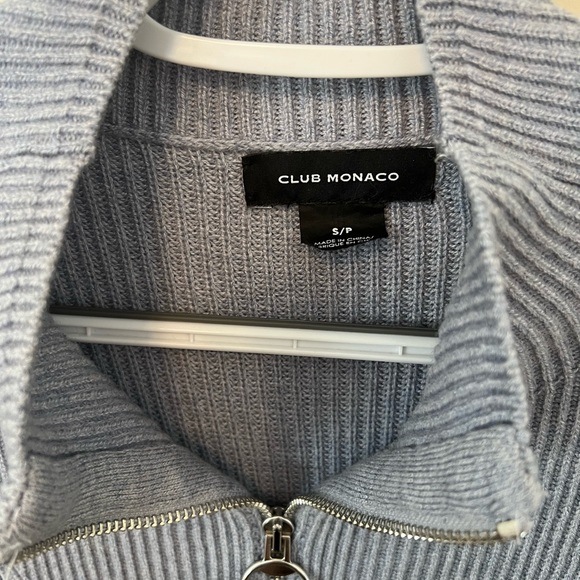 Club Monaco 1/4 Zip Sweater - Picture 3 of 3